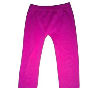 1775 Girls 4/6x Hot Pink Fleece-Lined Leggings Barbiecore